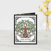 生命の木の教え カード (黄色い花)