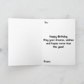 生命の木の紫色の星のシンボル カード (内部)