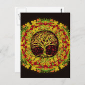 生命の木の絶え間ない変化 ポストカード (正面/裏面)