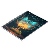 生命の木の美しい大きな蝶 ノートブック (左側)