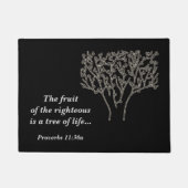 生命の木の聖句の形式 ドアマット (正面)