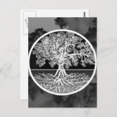 生命の木の落ち着き ポストカード (正面/裏面)