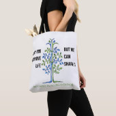 生命の木の認識は神のみぞ知る トートバッグ (クローズアップ)