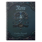 生命の木の輝き魂の宝石 ノートブック (正面)