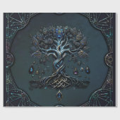 生命の木の輝き魂の宝石 ラッピングペーパー (フラット)