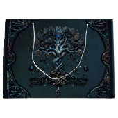 生命の木の輝き魂の宝石 ラージペーパーバッグ (正面)