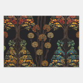 生命の木は力強く古代の象徴である ラッピングペーパーシート (正面)