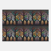 生命の木は、天国、地球、地下世界を結ぶ ラッピングペーパーシート (正面3)