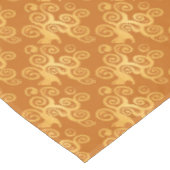 生命の木アールヌーボースタイリッシュ渦巻く枝 テーブルクロス (アングル)