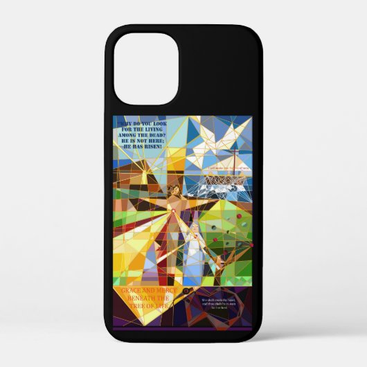 生命の木イエス電子機器ケース Case-Mate iPhoneケース (裏面)