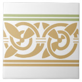 生命の木ケルト模様のフリーズ タイル (正面)