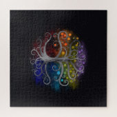 生命の木シルバースワール ジグソーパズル (横)