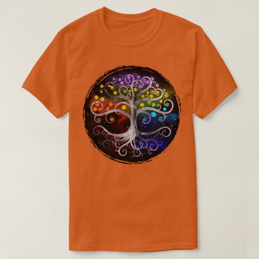生命の木シルバースワール Tシャツ (デザイン正面)