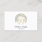 生命の木セラピストライフコーチフィットネスヘルス 名刺 (正面)