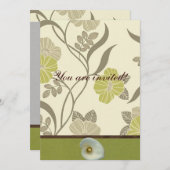 生命の木バーバルミツワー 招待状 (正面/裏面)