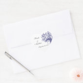 生命の木結婚紫669 ハートシール (封筒)