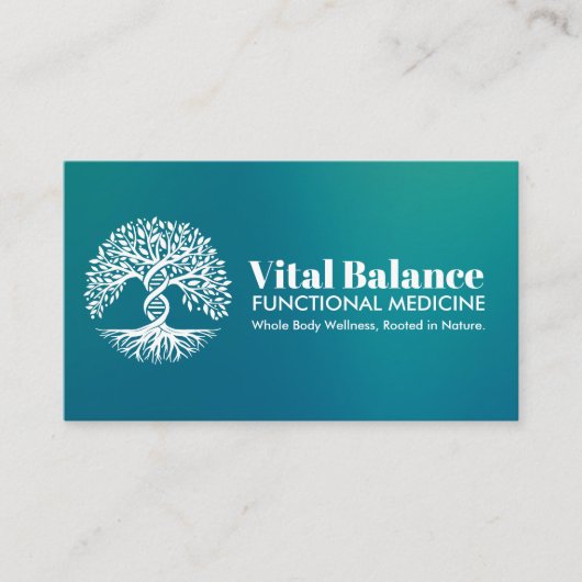 生命の木2重ヘリックスDNA機能薬 名刺 (正面)