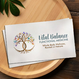 生命の木2重ヘリックスDNA機能薬 名刺