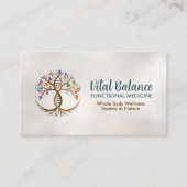 生命の木2重ヘリックスDNA機能薬 名刺 (正面)