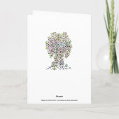 生命の木 – らせん状葉フルーツ1 カード (裏面)