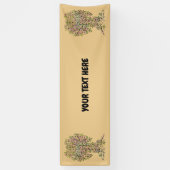 生命の木 – らせん状葉フルーツ1 横断幕 (縦)