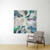 生命の木 – アワビの殻と真珠 タペストリー (インサイチュ)