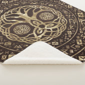 生命の木-イグドラシルとトリニティーノット シェルパブランケット (3/4)