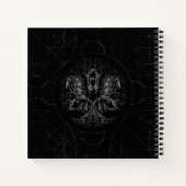 生命の木 – イグドラシル、カラス ノートブック (裏面)