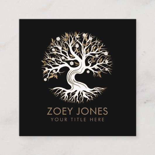 生命の木-イグドラシル スクエア名刺 (正面)