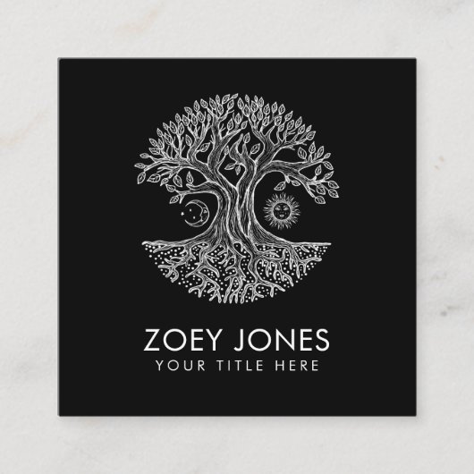 生命の木-イグドラシル スクエア名刺 (正面)