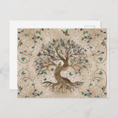 生命の木 – イグドラシル ポストカード (正面/裏面)