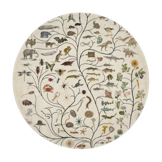 生命の木 カッティングボード (正面)