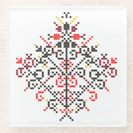 生命の木 ガラスコースター