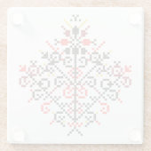 生命の木 ガラスコースター (裏面)