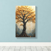 生命の木 キャンバスプリント (インサイチュ (ウッドフロア))