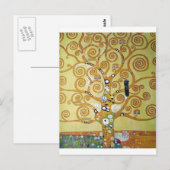生命の木 – クリムト ポストカード (正面/裏面)