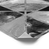 生命の木 – グレースケールジェムストーン ポスター (角)