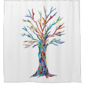 生命の木 シャワーカーテン (正面)