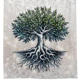 生命の木 シャワーカーテン