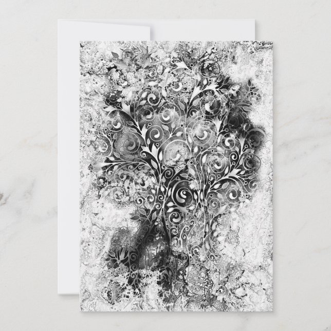 生命の木 - スパイラルリーフ グランジスタイル 1 (正面)