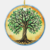 生命の木 セラミックオーナメント (裏面)