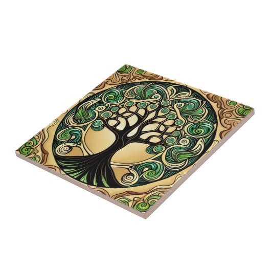 生命の木 タイル (側面)