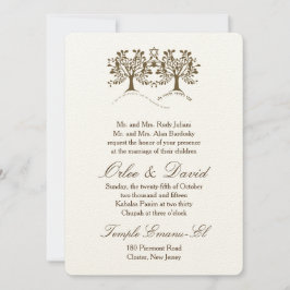 生命の木+ダビデの星 招待状