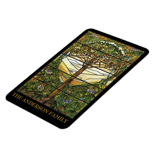 生命の木/ティファニーのステンドグラスの窓 マグネット (左側)