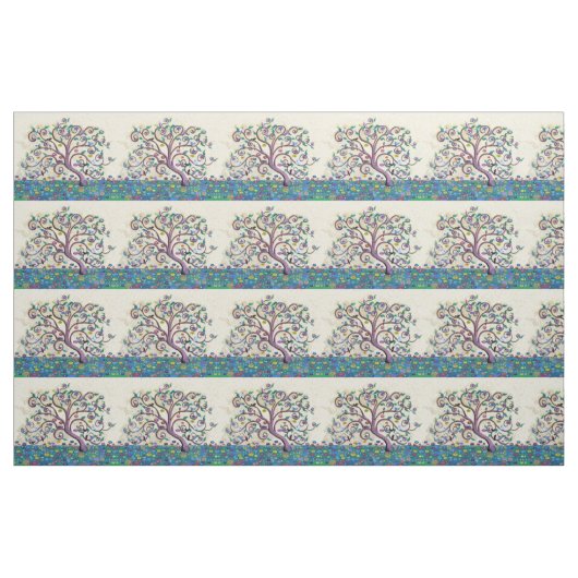 生命の木 ファブリック (ファットクウォーター)