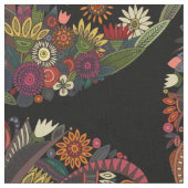 生命の木 ブラック ファブリック (クローズアップ)