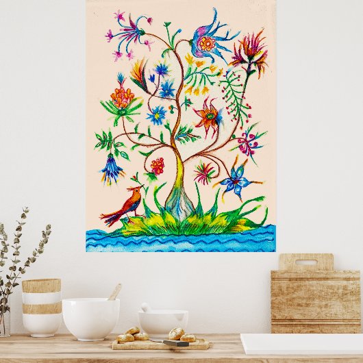 生命の木 ポスター (キッチン)