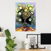 生命の木 ポスター (ホームオフィス)