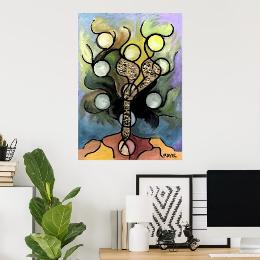 生命の木 ポスター (ホームオフィス)