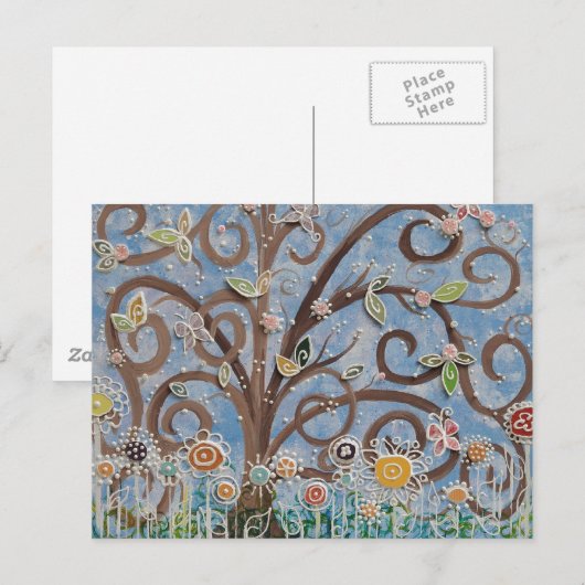 生命の木 ポストカード (正面/裏面)